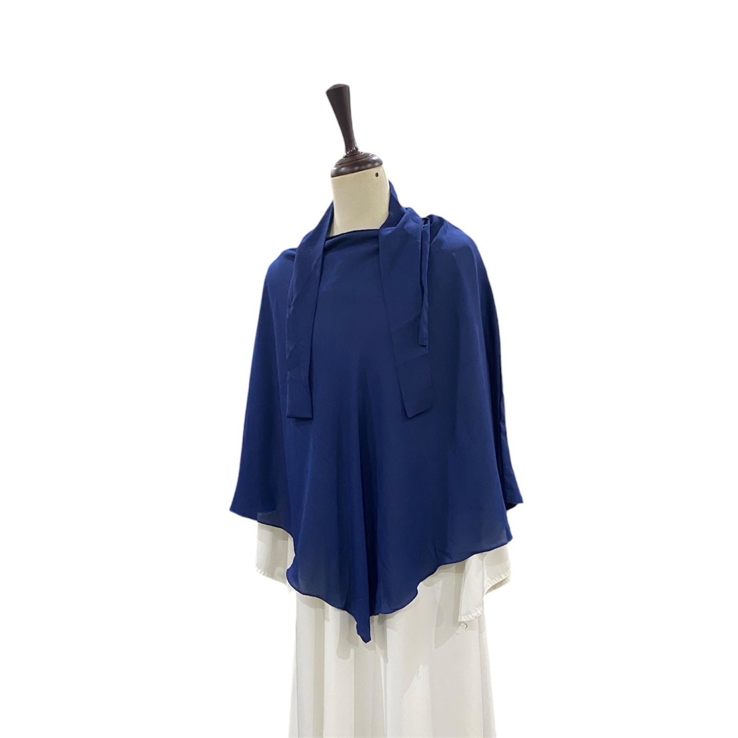 Royal Blue Single layer khimar