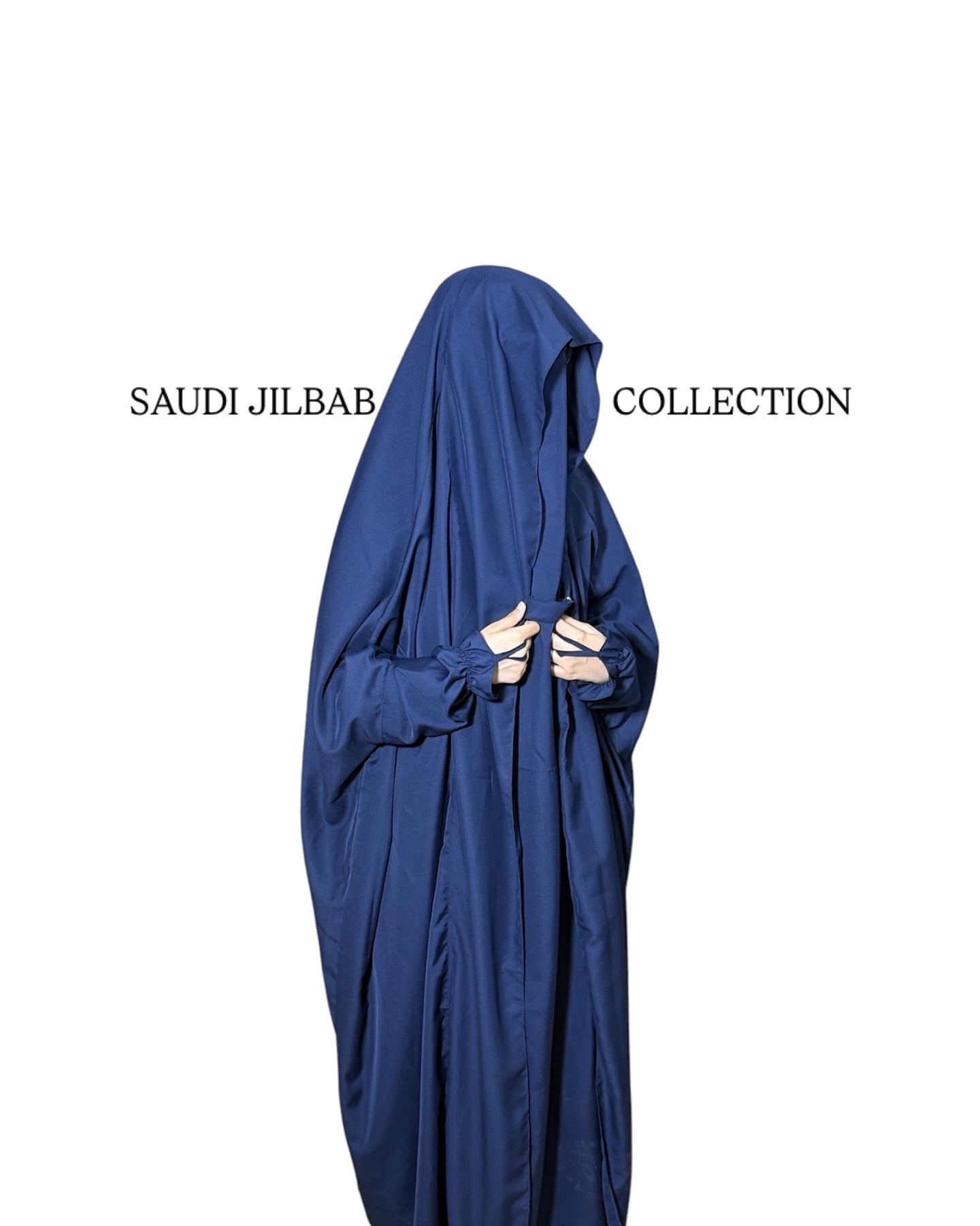 Saudi Jilbab Navy Blue