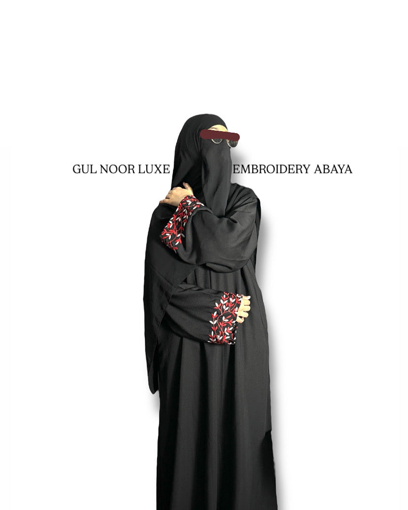 Gul Noor Embroidery Abaya