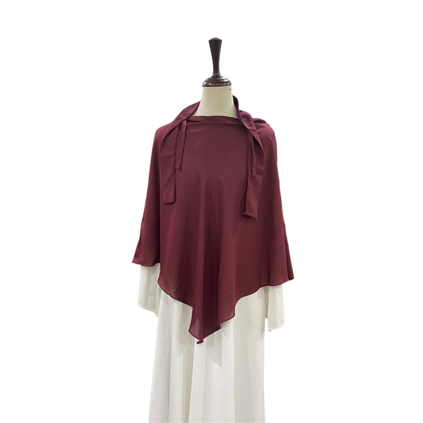 Maroon Single Layer Khimar