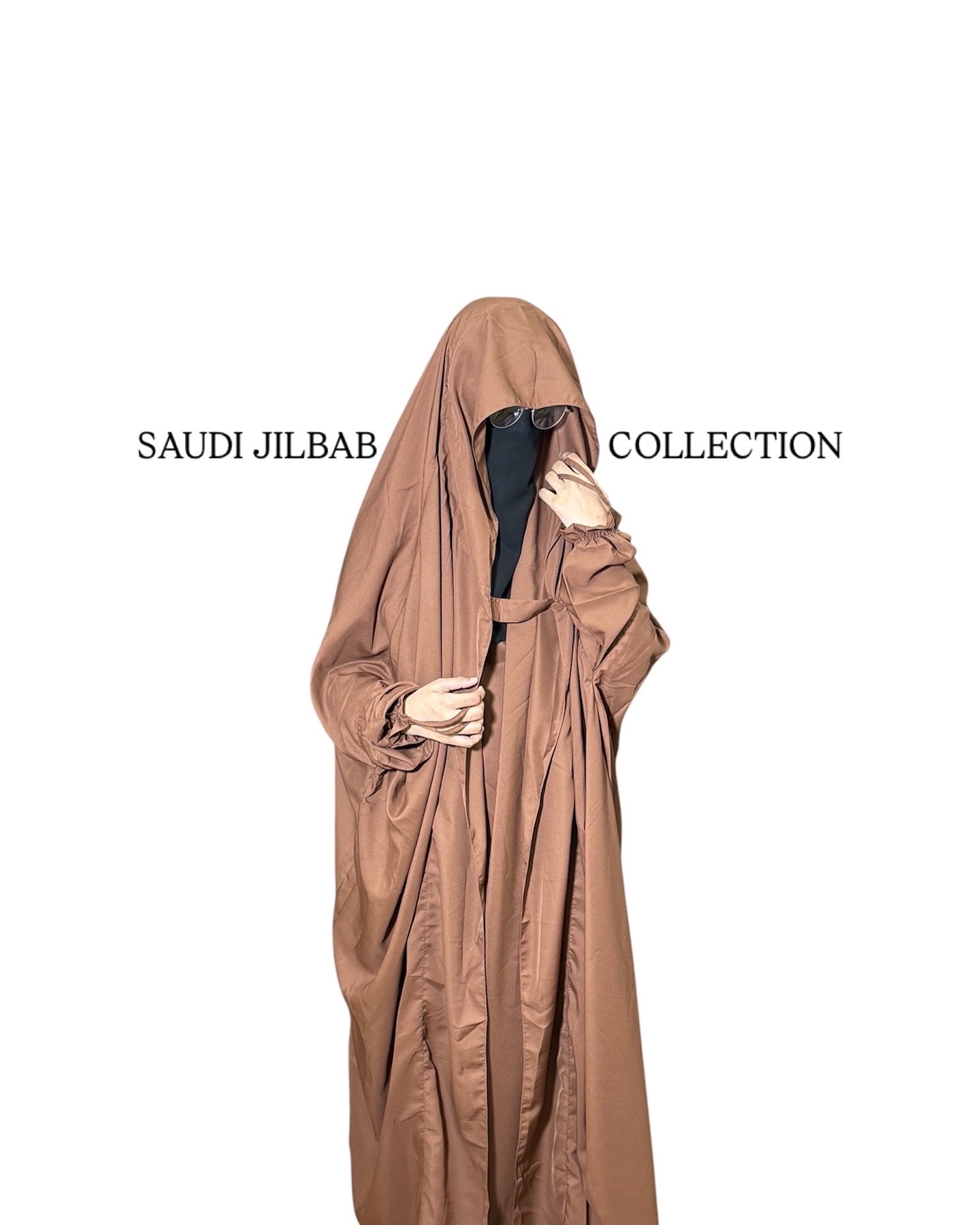 Saudi Jilbab Dark Brown