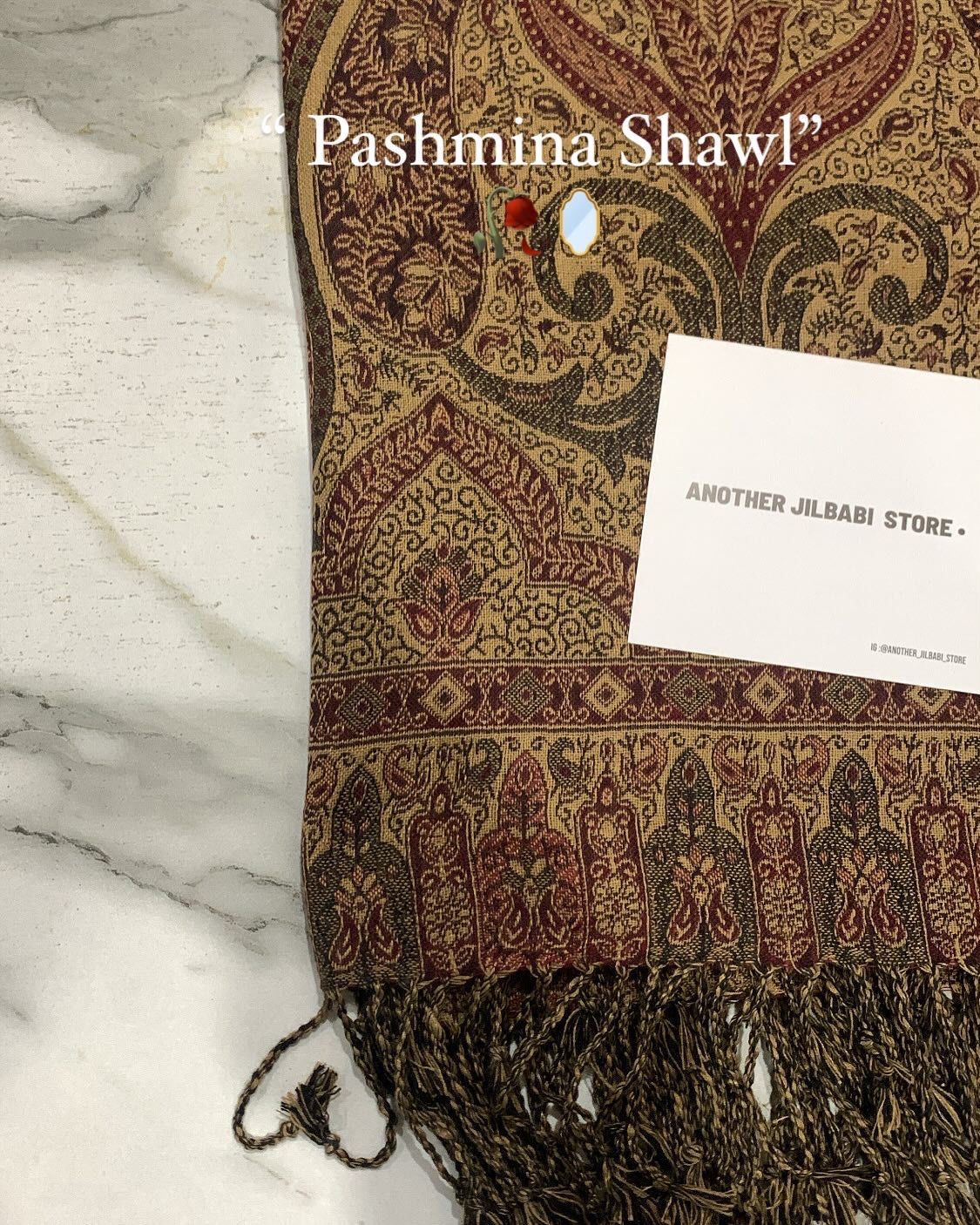 Ruby Ember Pashmina