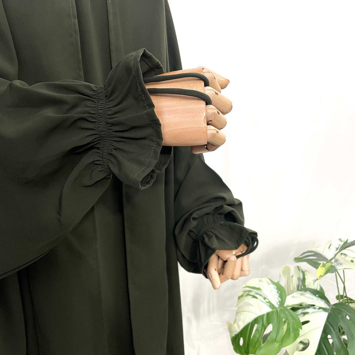 Black Saudi Jilbab Set