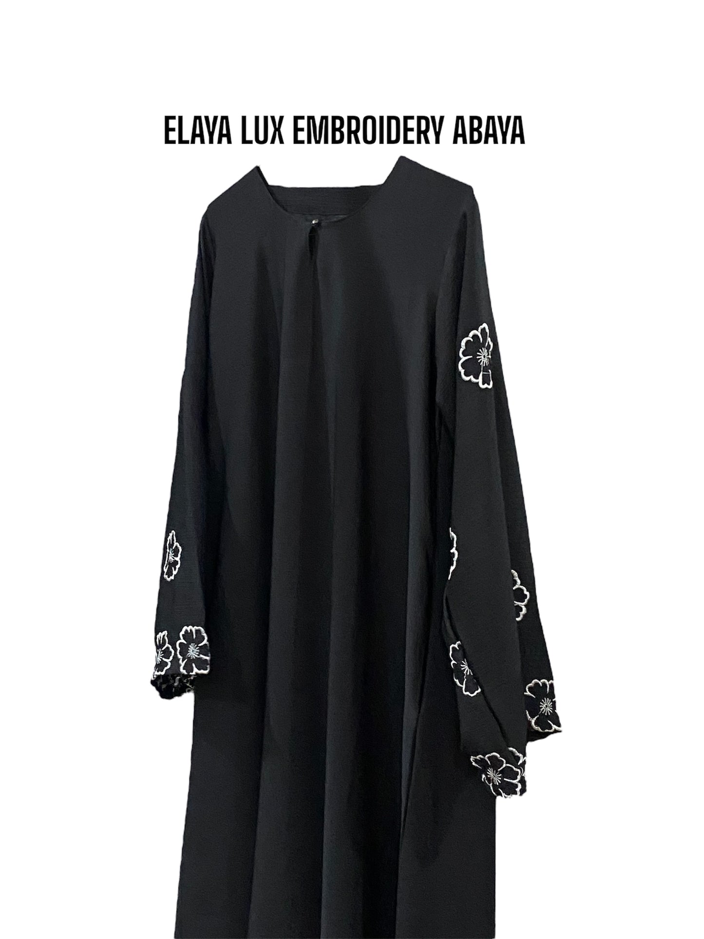 Elaya Luxe Embroidered Abaya