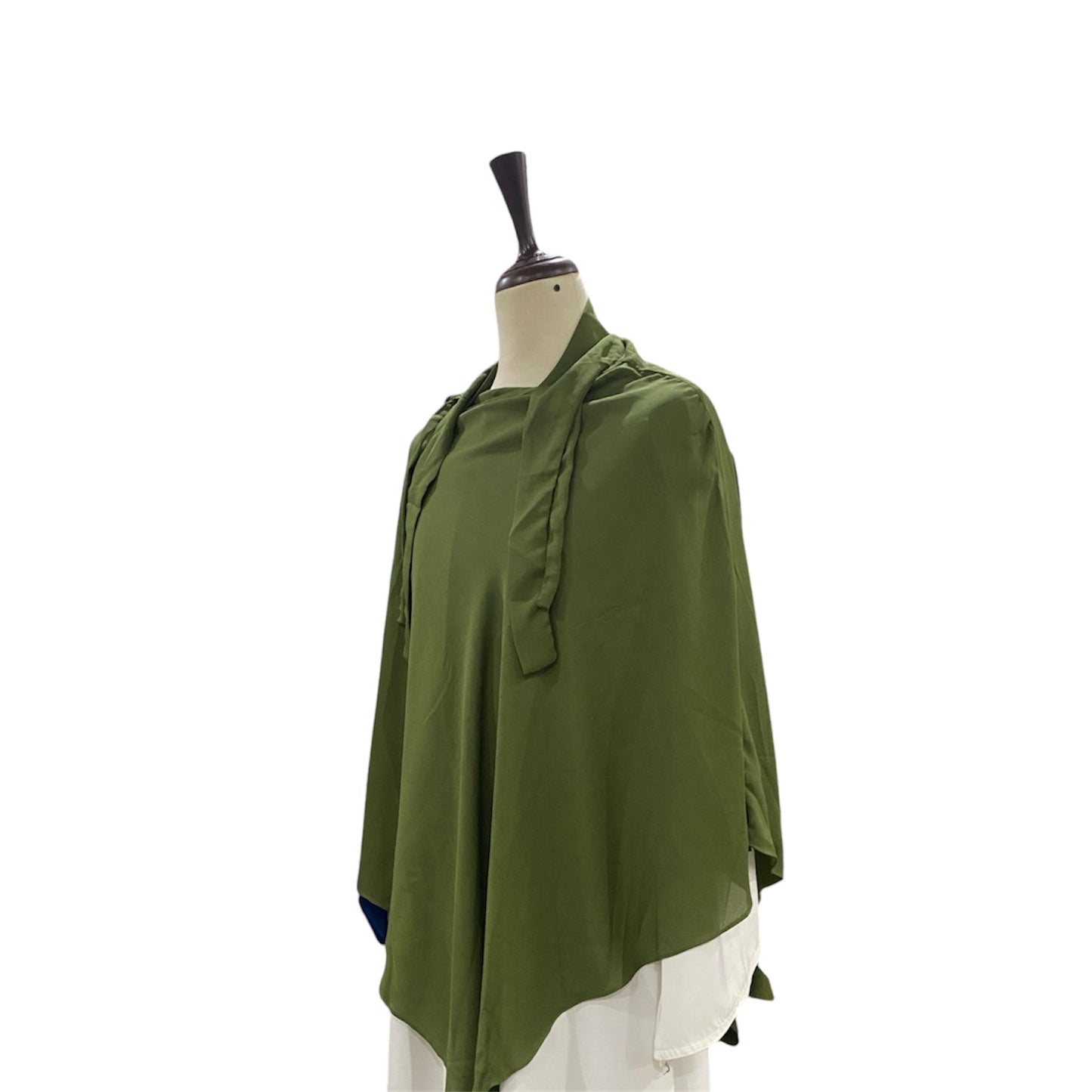 Olive Single Layer khimar