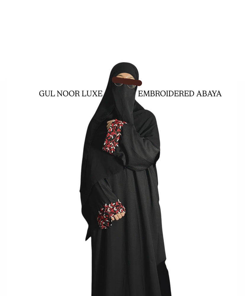 Gul Noor Embroidery Abaya