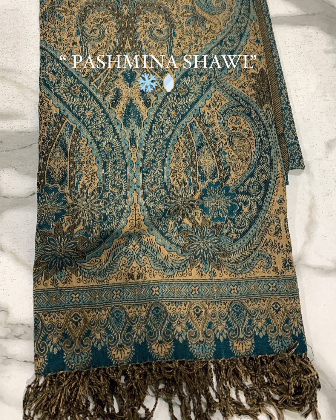 Zinc Tide Pashmina