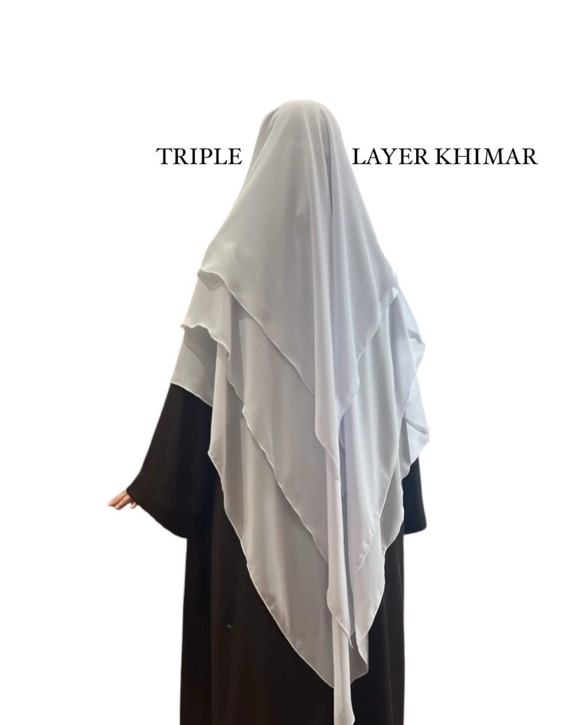 Triple Layer Khimar