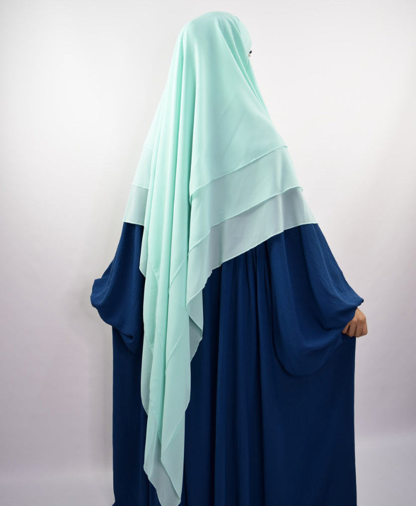 Sea Green Flyer Khimar