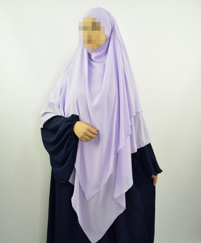 Lavender Light Flyer khimar