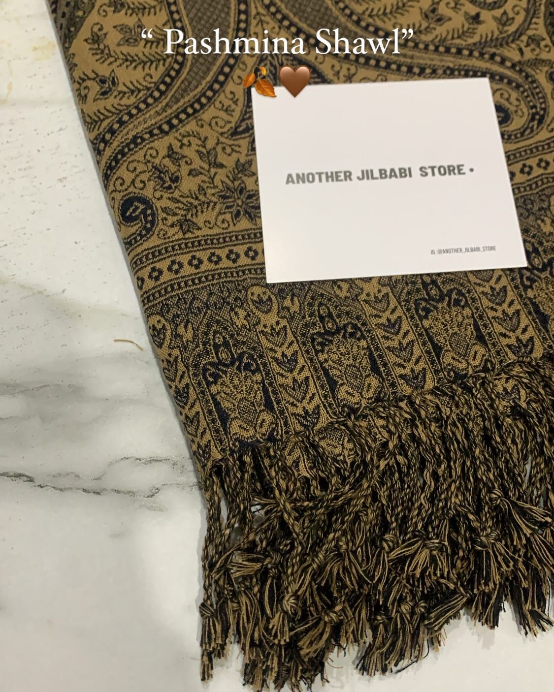 Mocha Velvet Pashmina