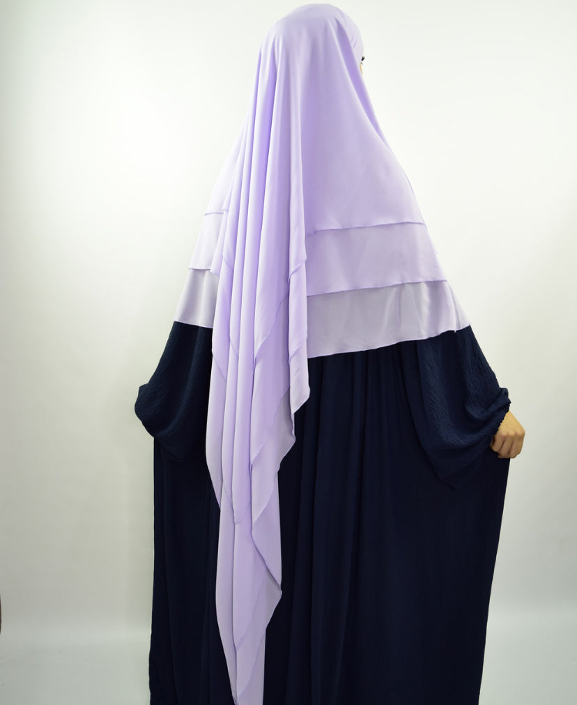 Lavender Light Flyer khimar