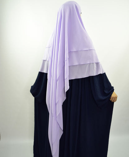 Lavender Light Flyer khimar