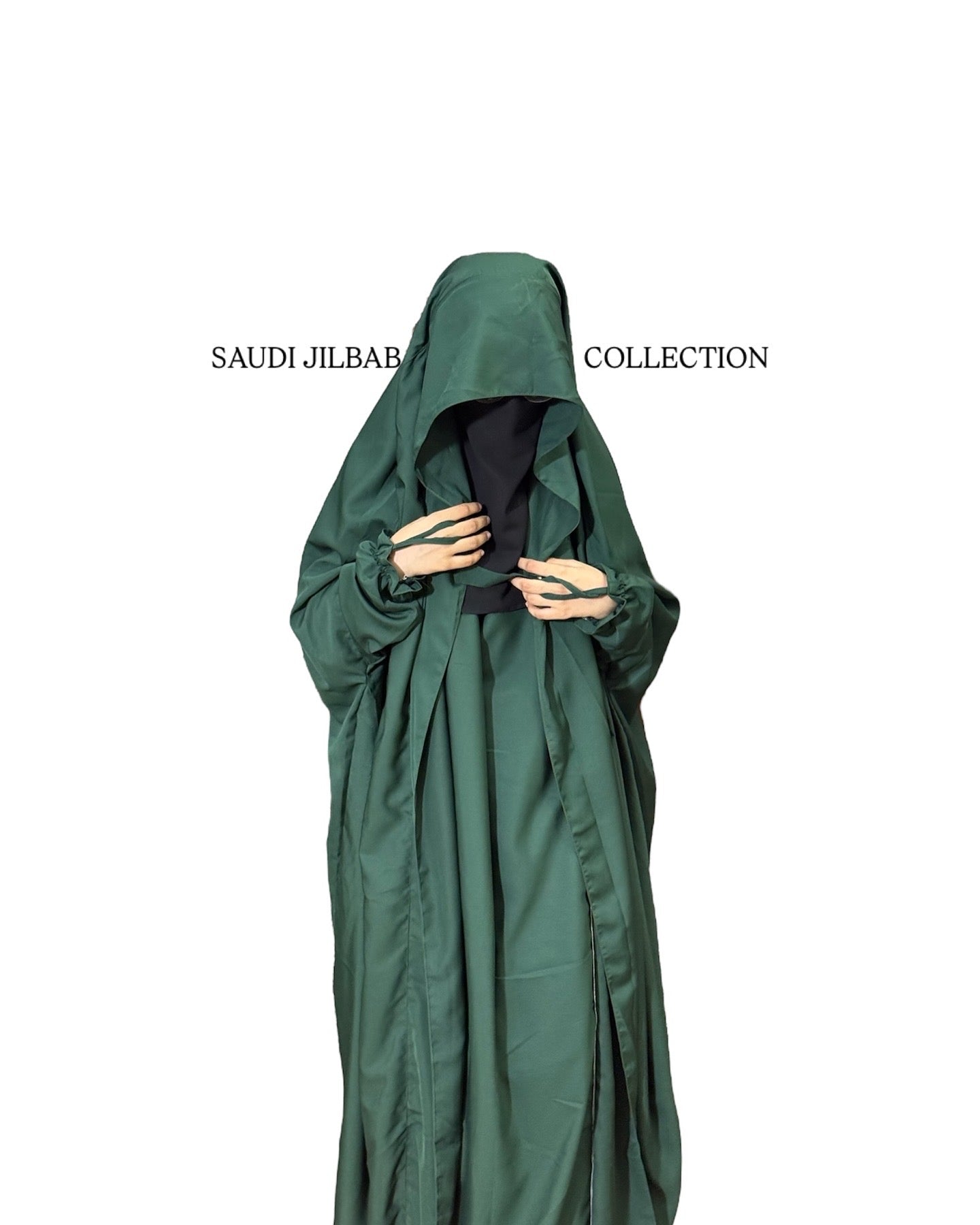Saudi Jilbab Bottle Green